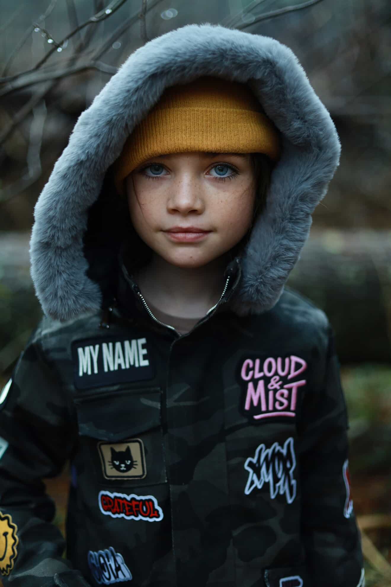 Gray Military Jacket