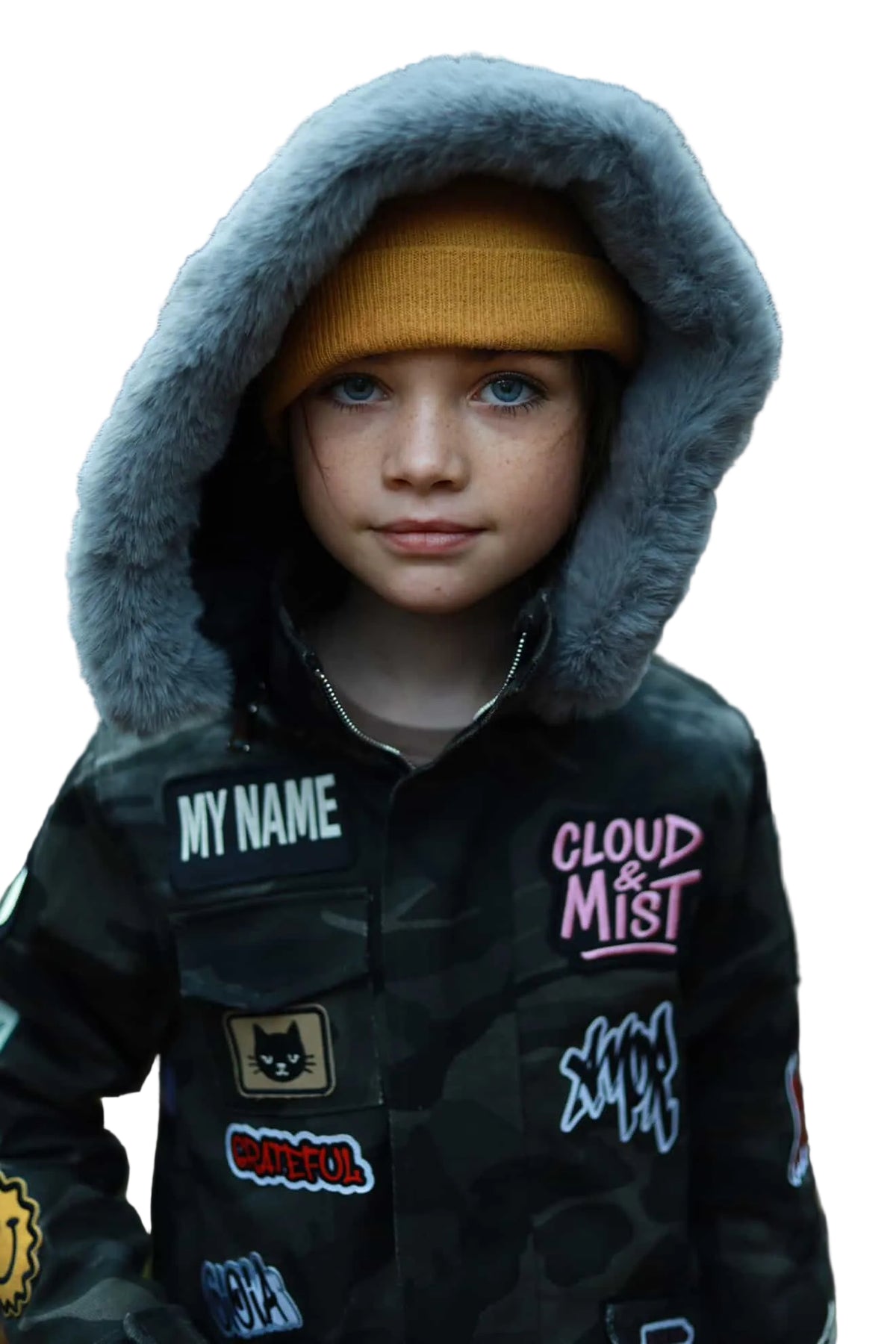 Gray Military Jacket