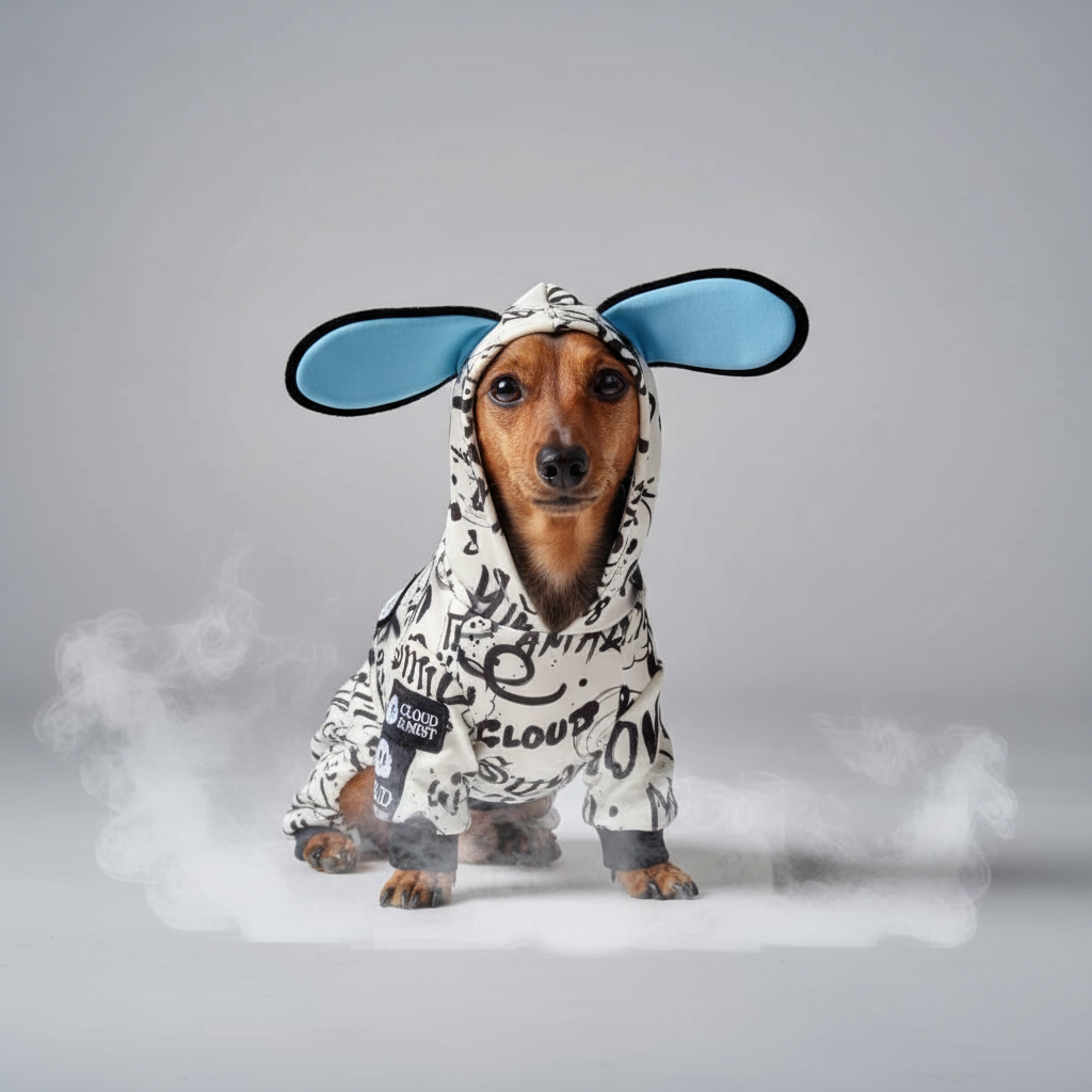 C&M Bunny-ear Pet Hoodie