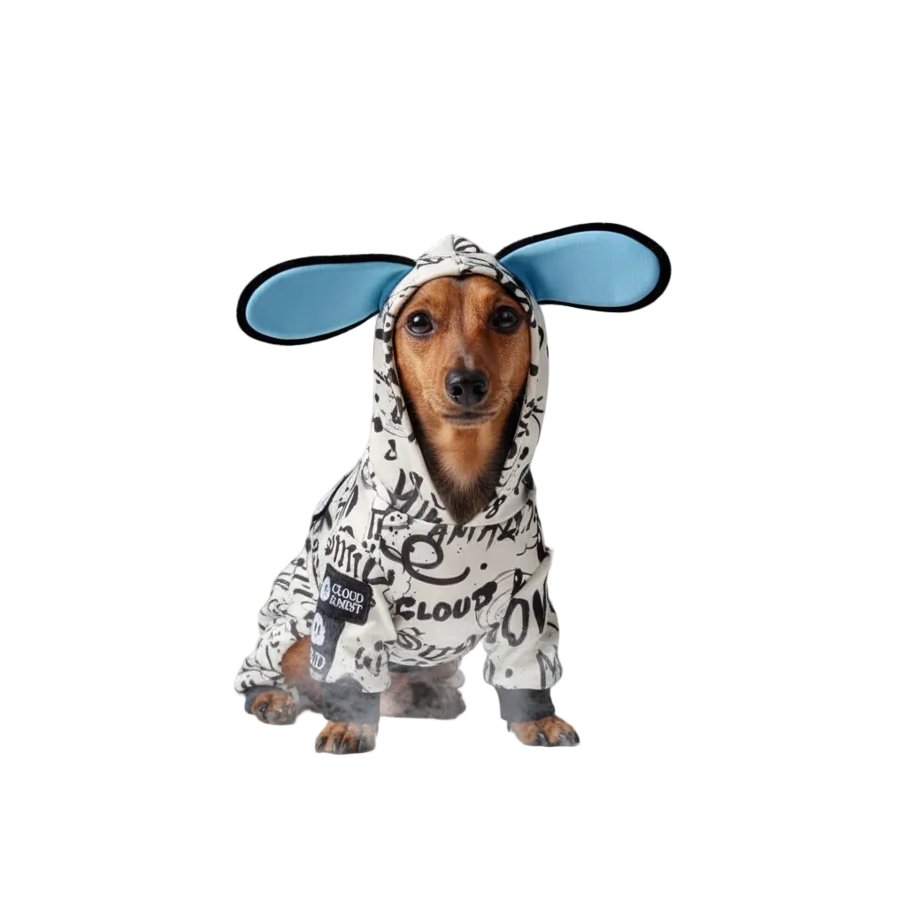 C&M Bunny-ear Pet Hoodie