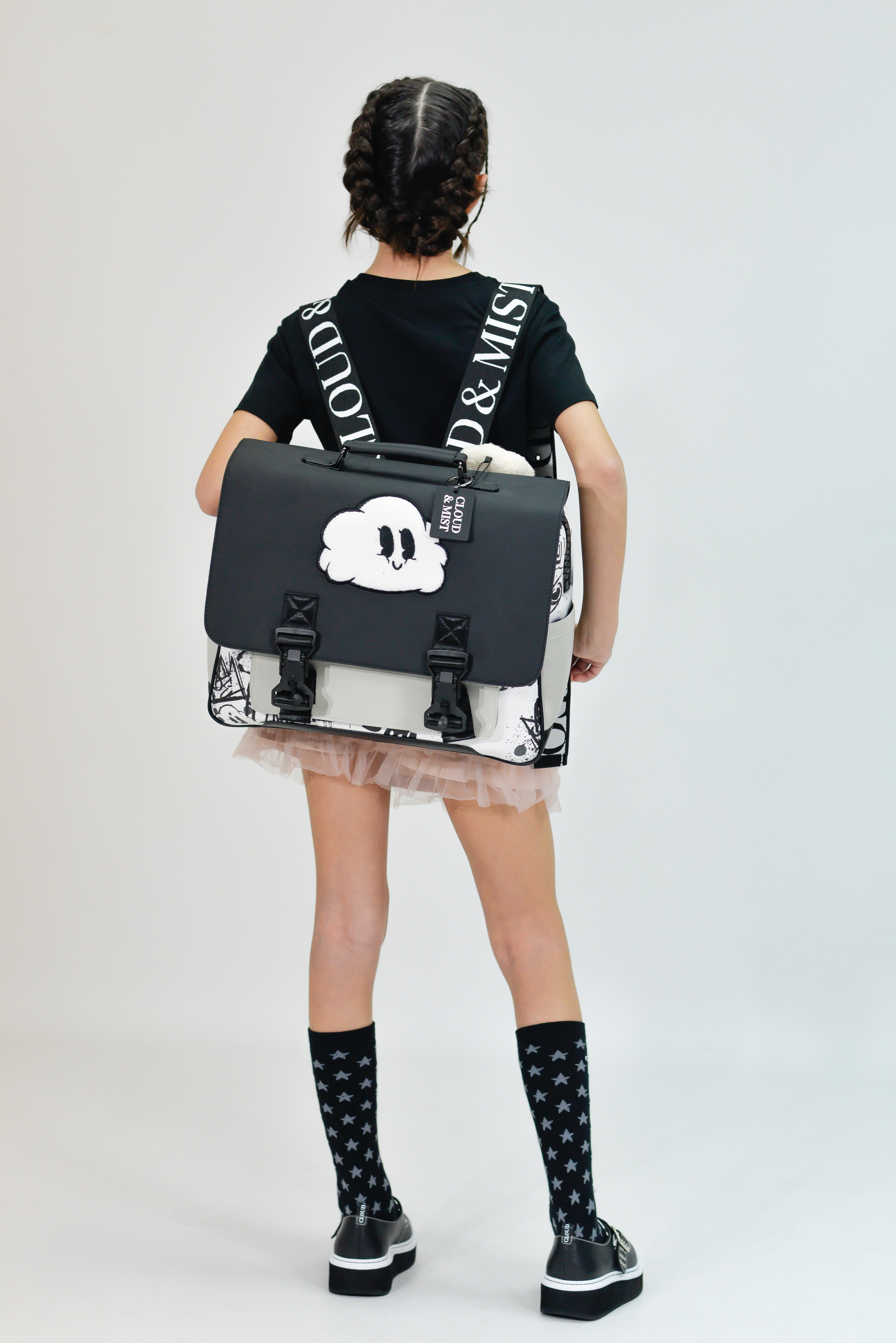 Gray & Monochrome Backpack