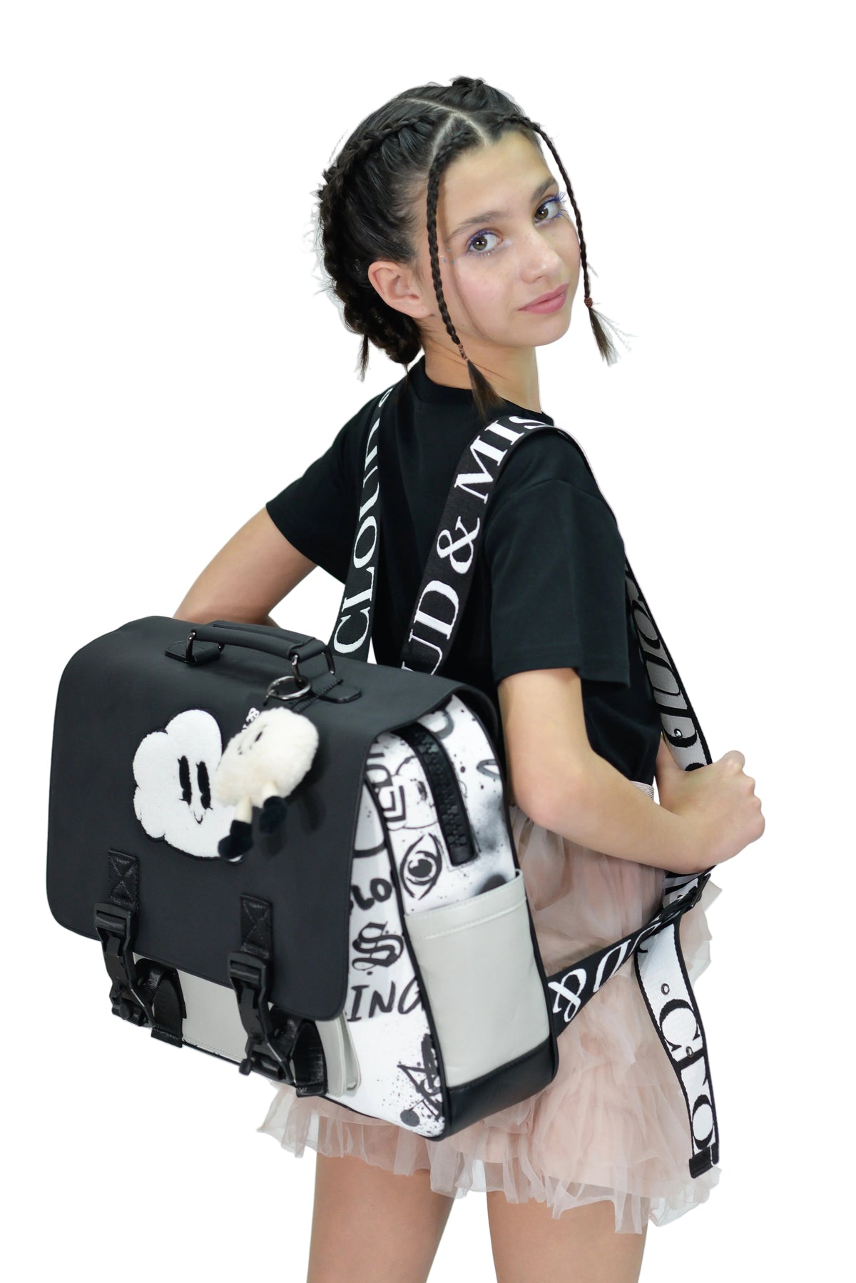 Gray & Monochrome Backpack