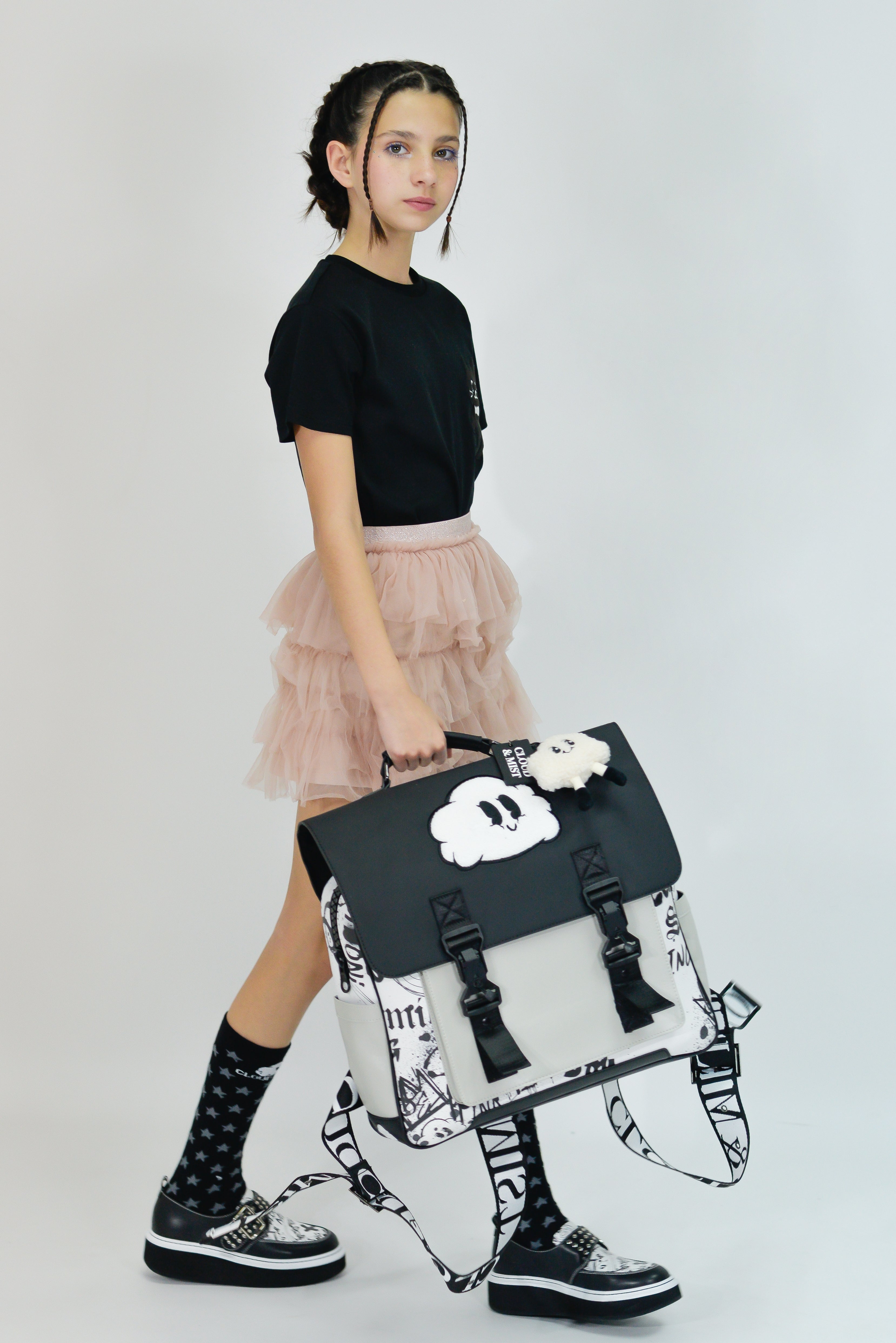 Gray & Monochrome Backpack