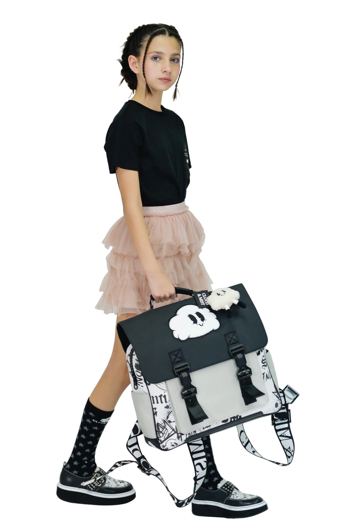 Gray & Monochrome Backpack