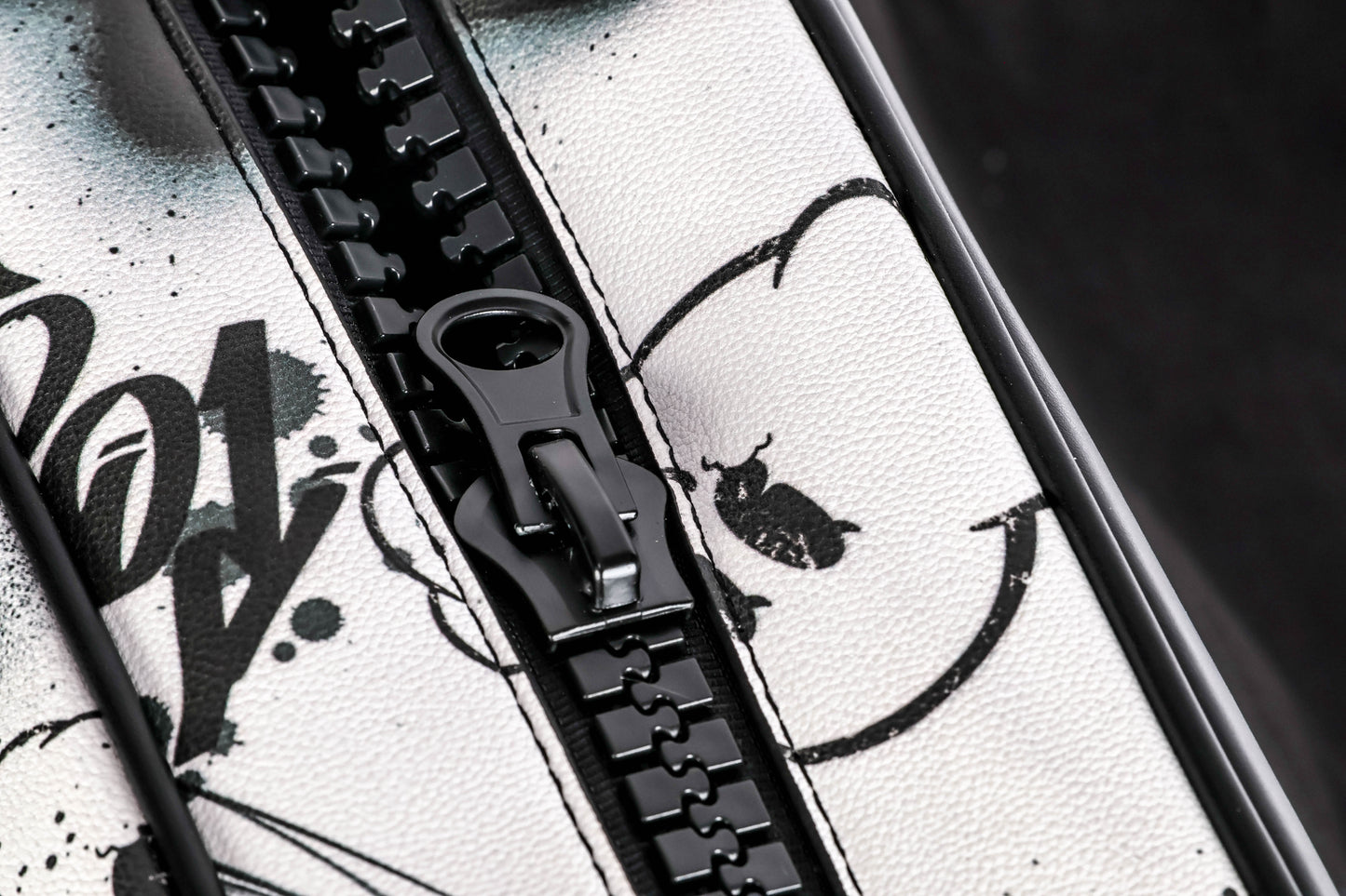 Gray & monochrome backpack