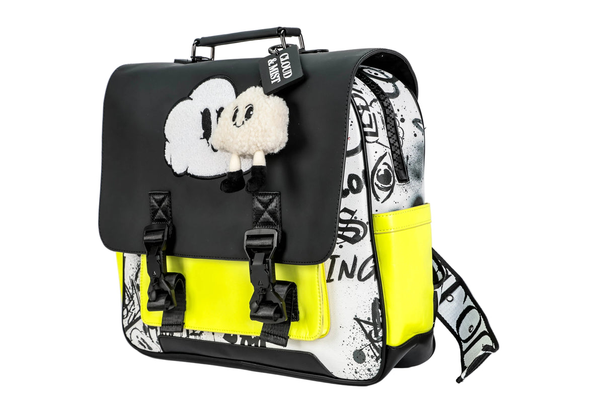 Yellow & Monochrome Backpack
