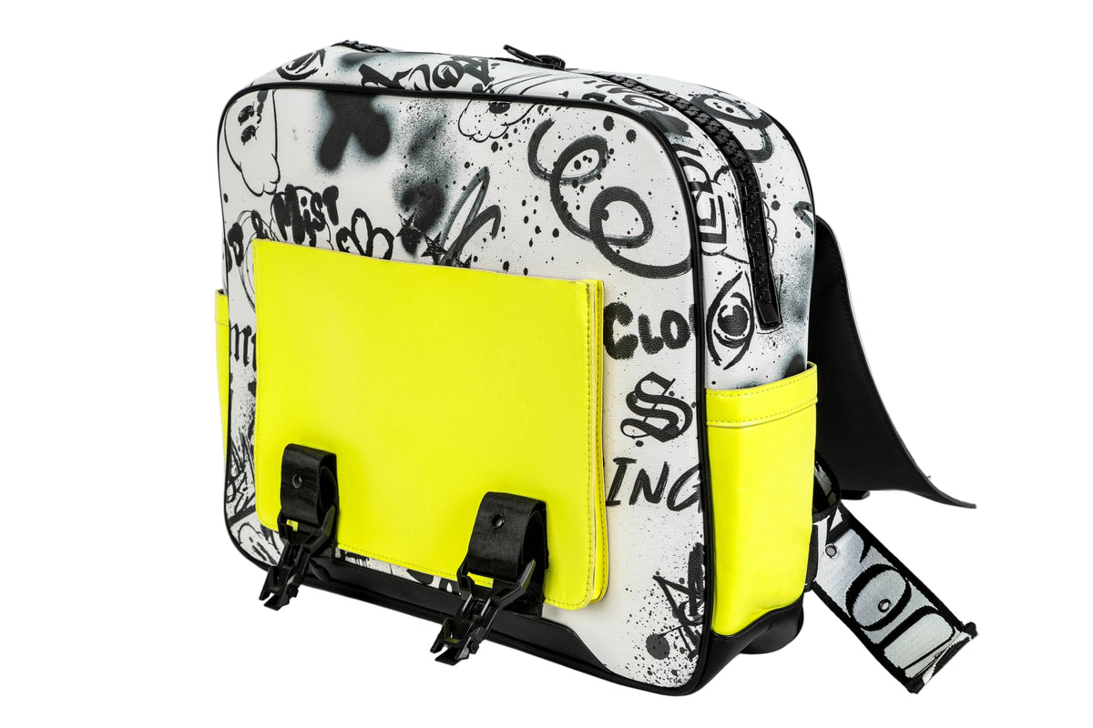 Yellow & Monochrome Backpack