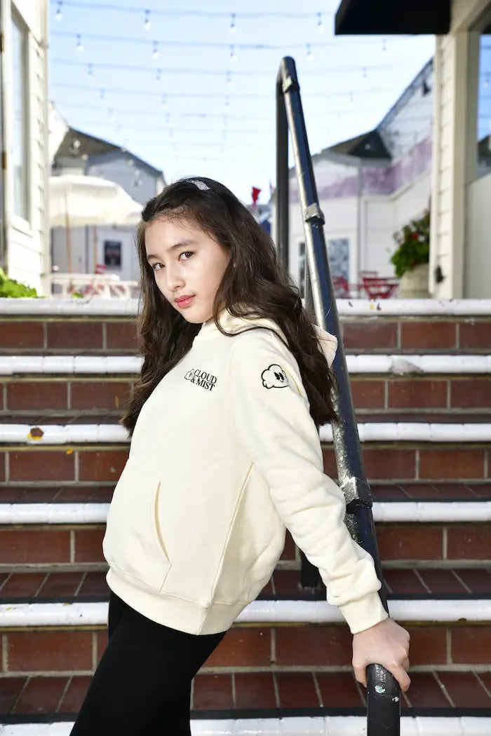 Cloud & Mist Cream Hoodie