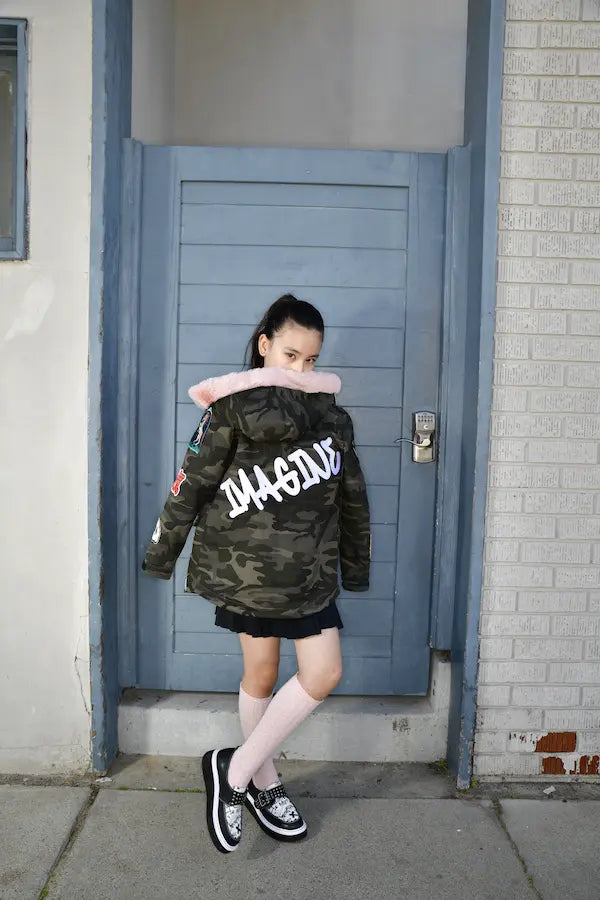 Light Pink Military Jacket