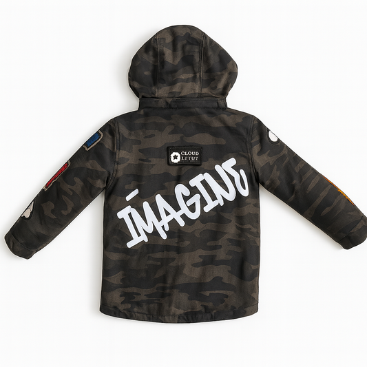 Black military jacket