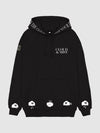 Keep your head in the clouds hoodie - black