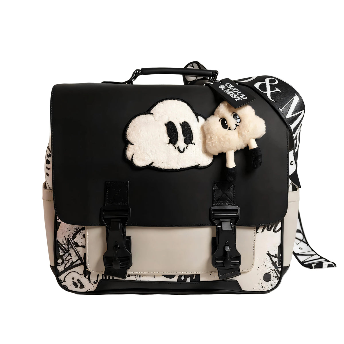 Gray & Monochrome Backpack