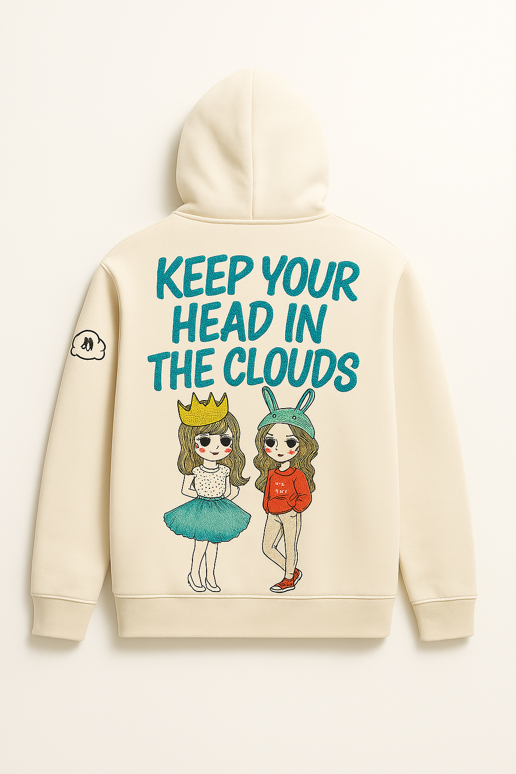 Cloud & Mist Cream Hoodie