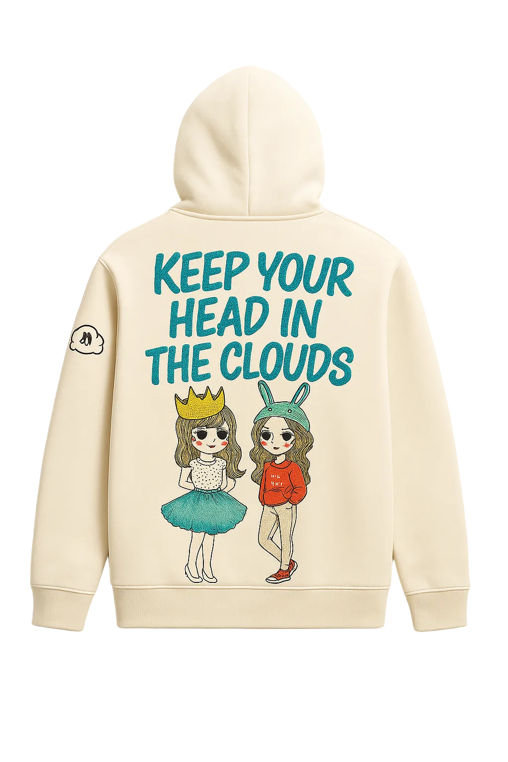 Cloud & Mist Cream Hoodie
