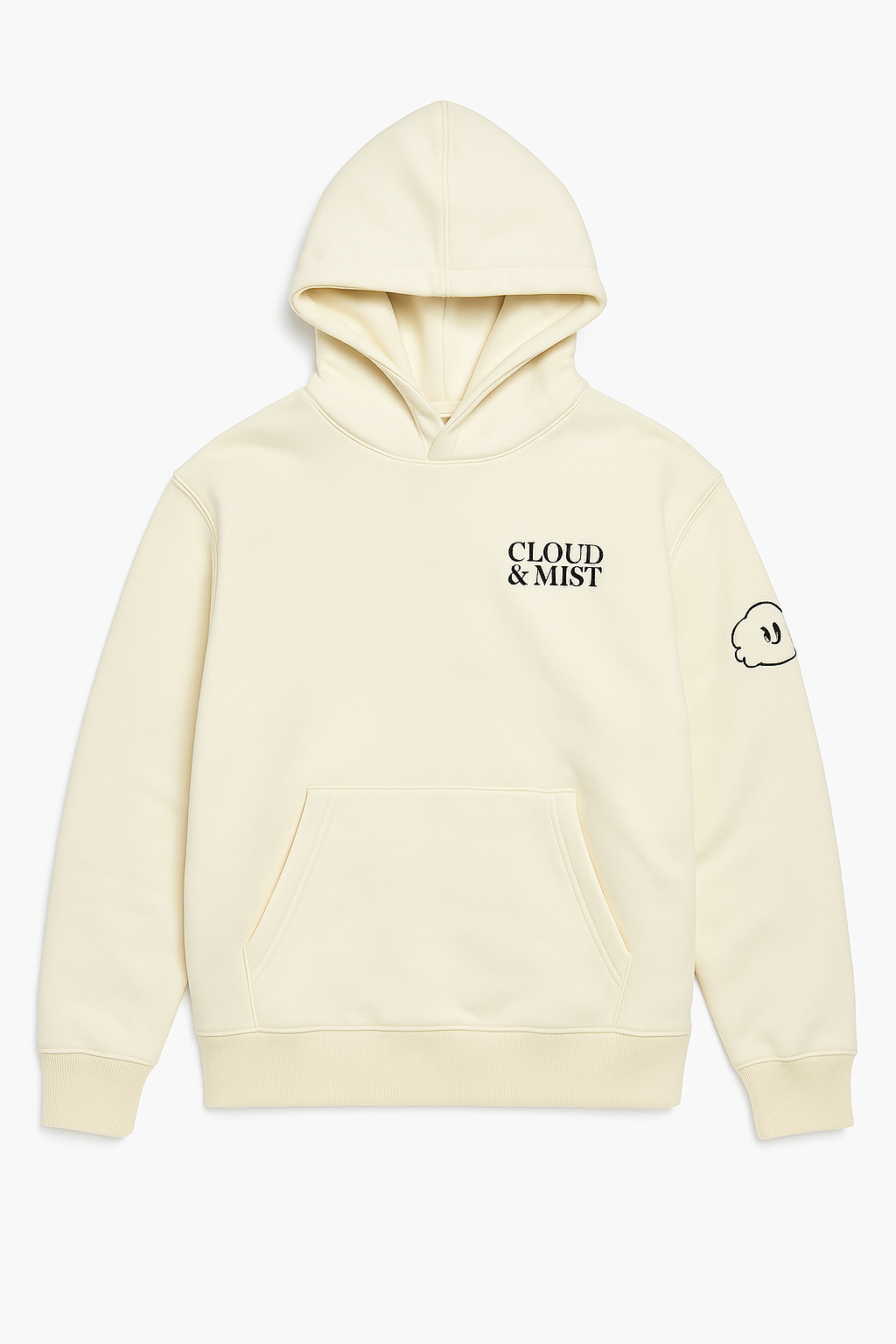 Cloud & Mist Cream Hoodie