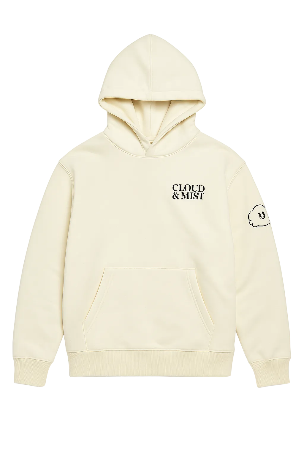 Cloud & Mist Cream Hoodie