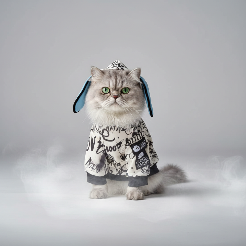 C&M Kitty-ear Pet Hoodie