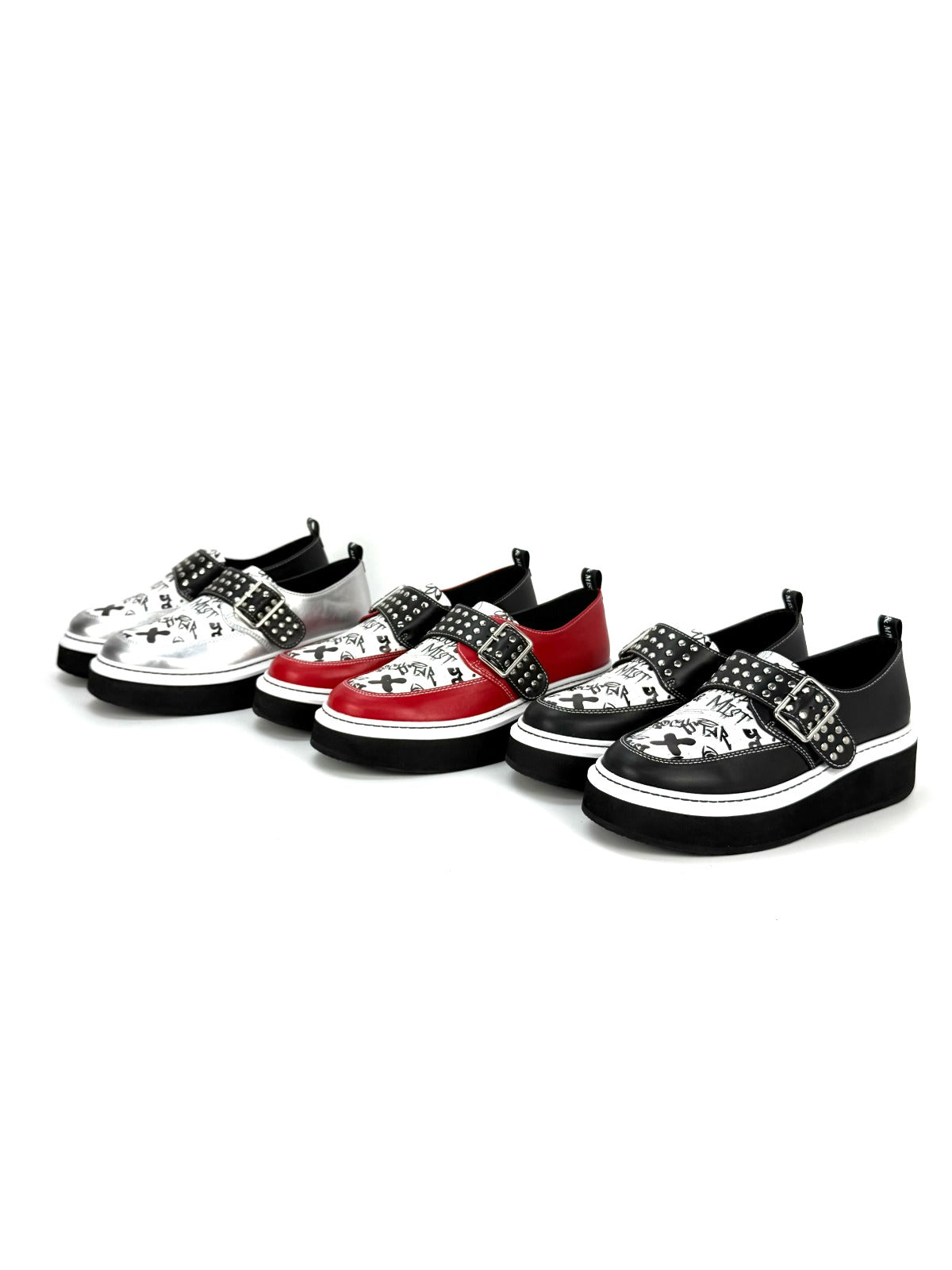 Graffiti Luxe Creeper – Red, Black, and Silver Edition