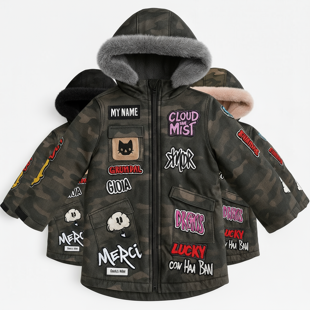 C&M Camouflage Patch Jacket