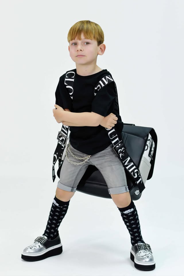 Gray & Monochrome Backpack