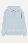 Keep your head in the clouds hoodie - light blue