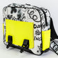 Yellow & monochrome backpack