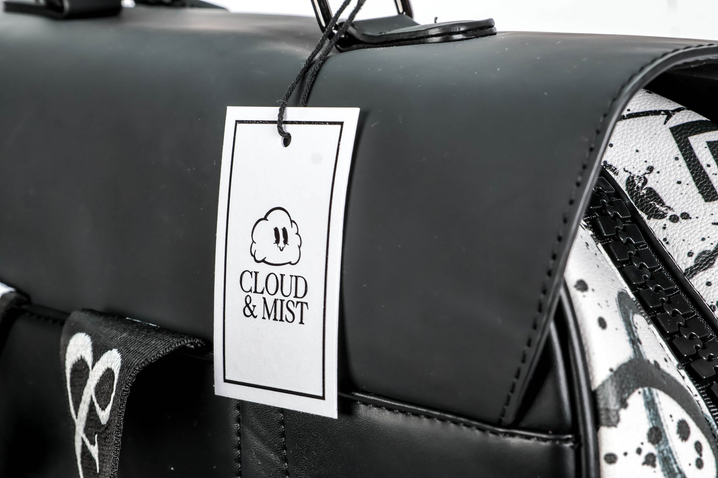 Yellow & monochrome backpack