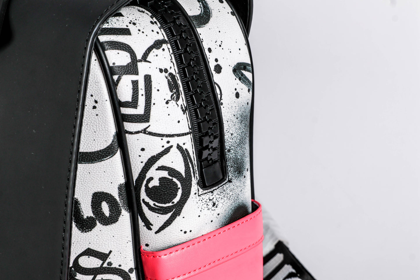 Pink & monochrome backpack