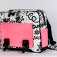 Pink & monochrome backpack