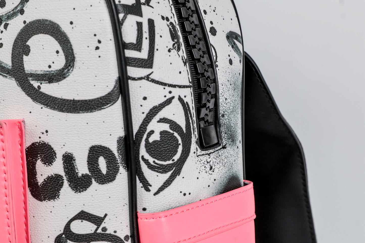 Pink & monochrome backpack