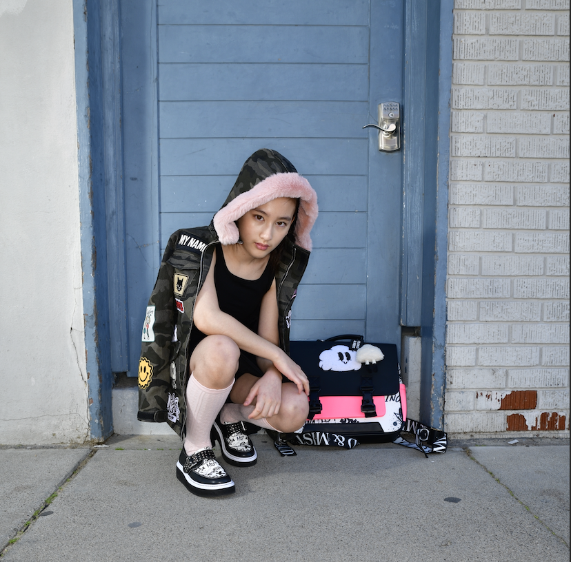 Pink & Monochrome Backpack