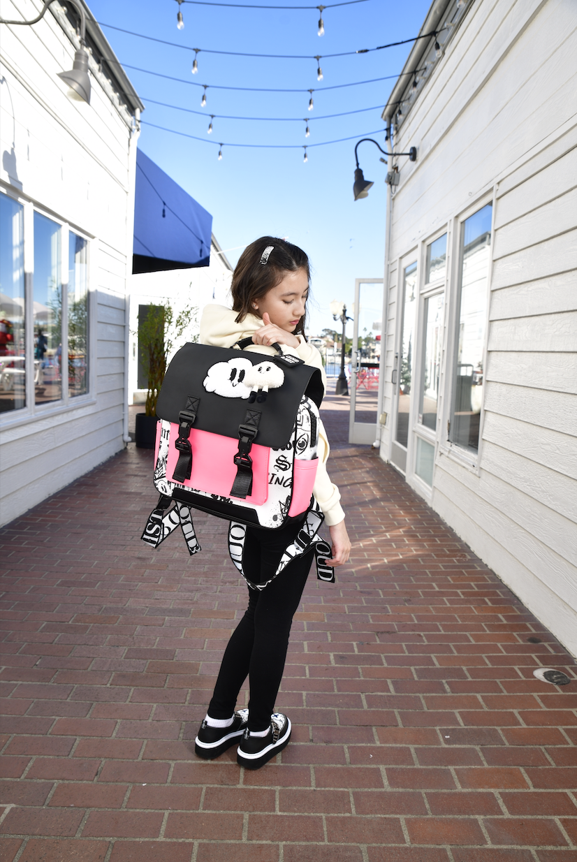 Pink & Monochrome Backpack