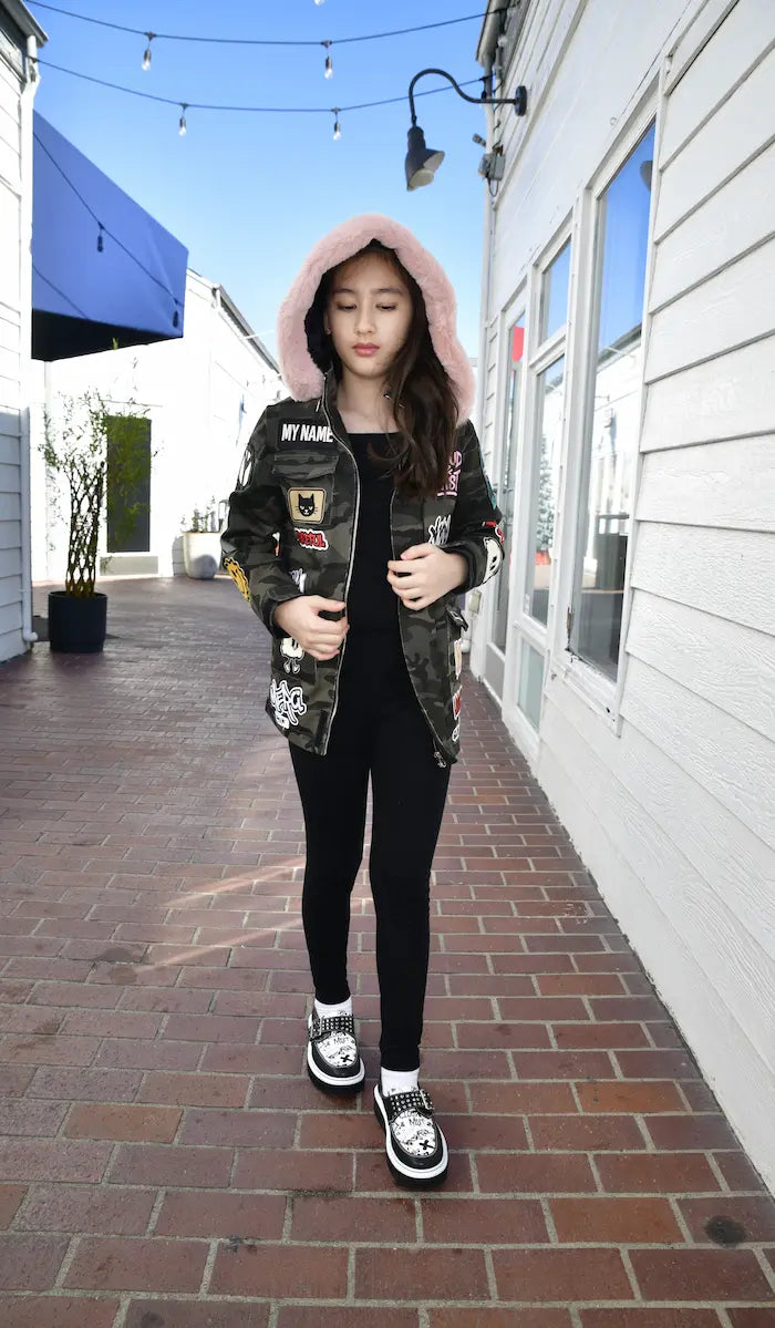 Light Pink Military Jacket
