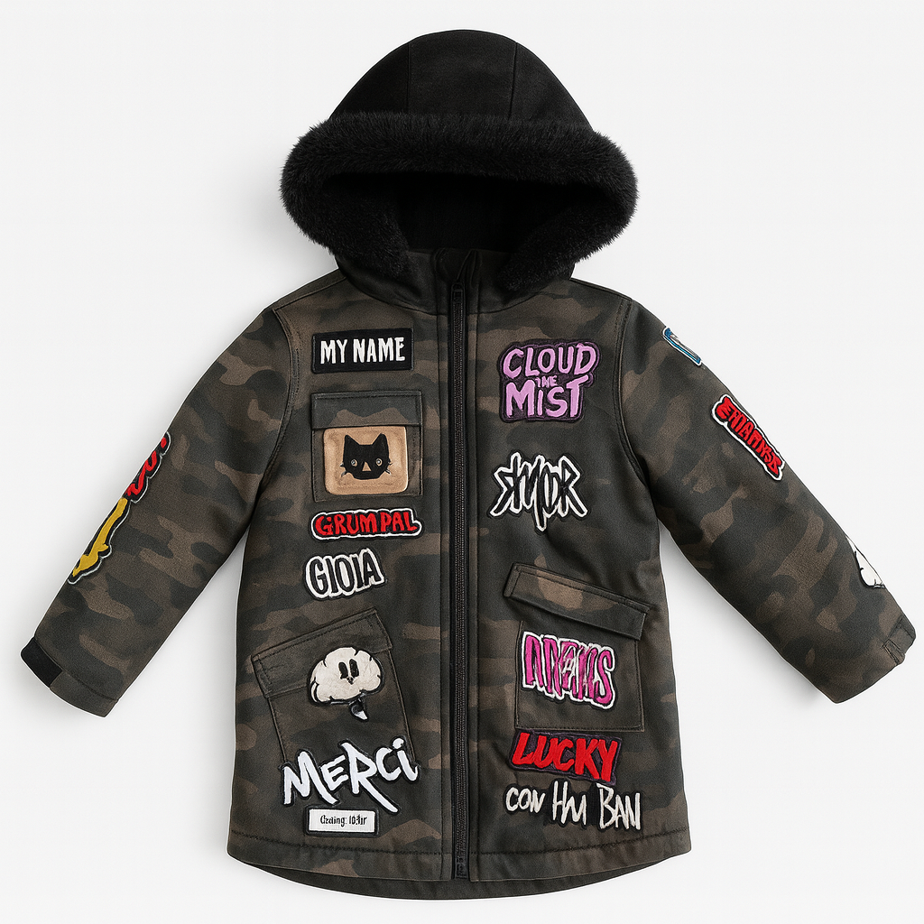 Black military jacket