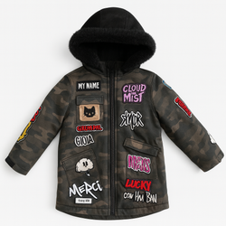 Black military jacket