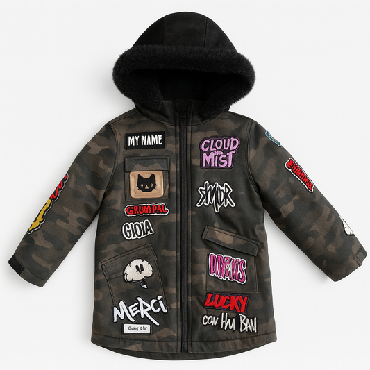 Black military jacket