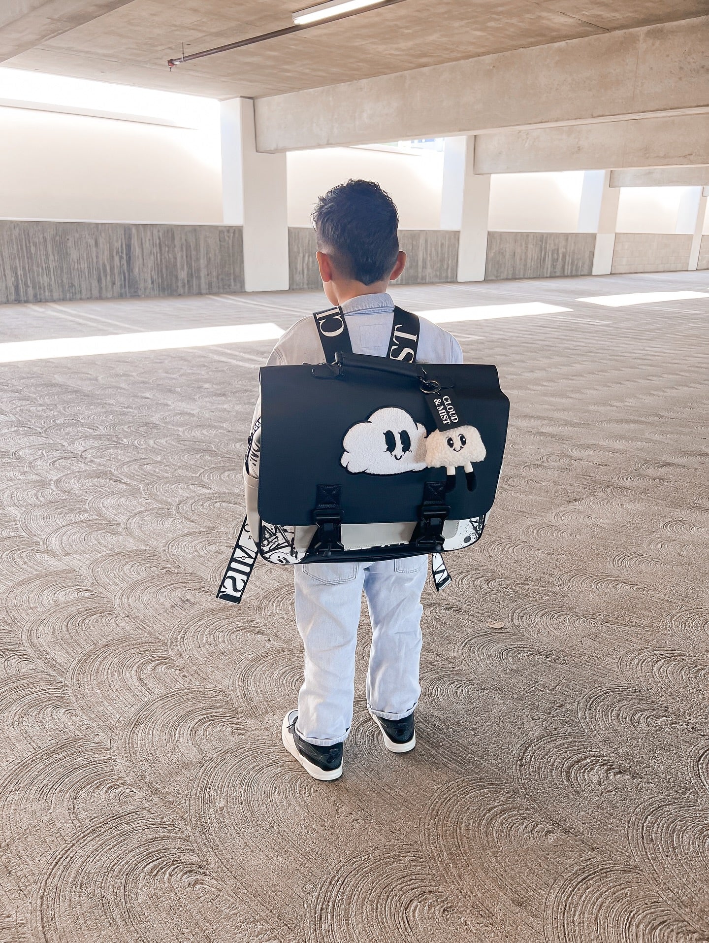 Gray & Monochrome Backpack