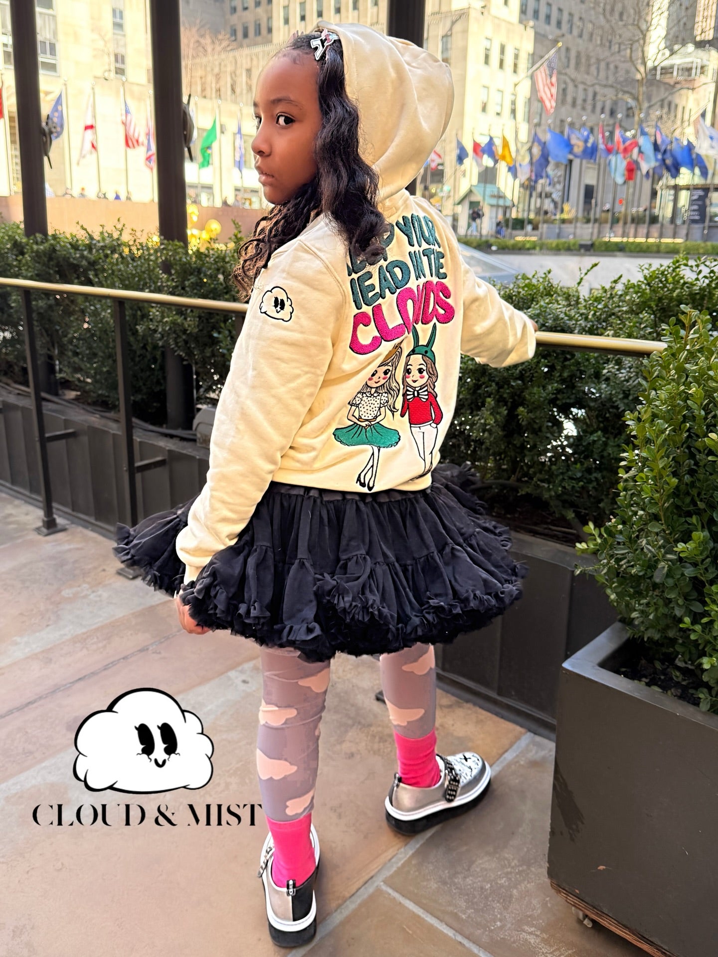 Cloud & Mist Cream Hoodie
