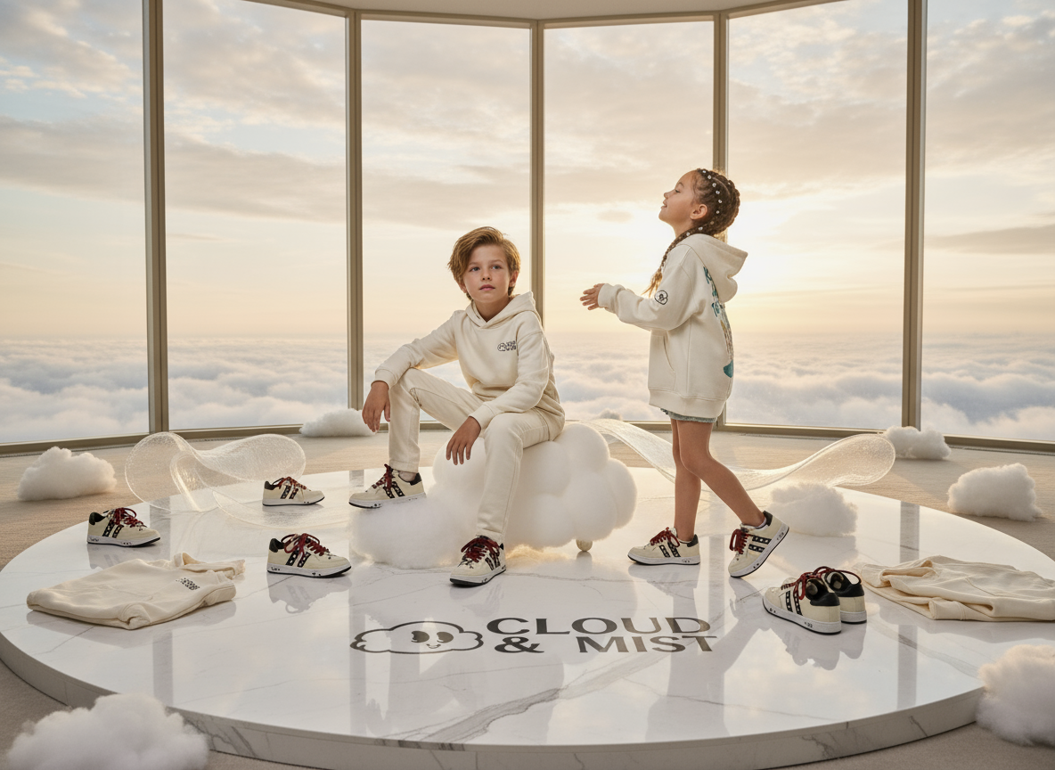 Cloud & Mist Cream Hoodie